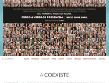 Tablet Screenshot of coexiste.com.br